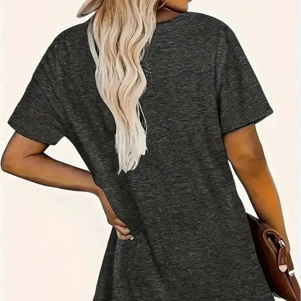 SOLOW Gray Let It Be Graphic Tee - Picture 3 of 5